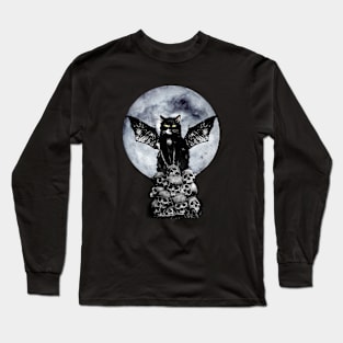 the bat cat Long Sleeve T-Shirt